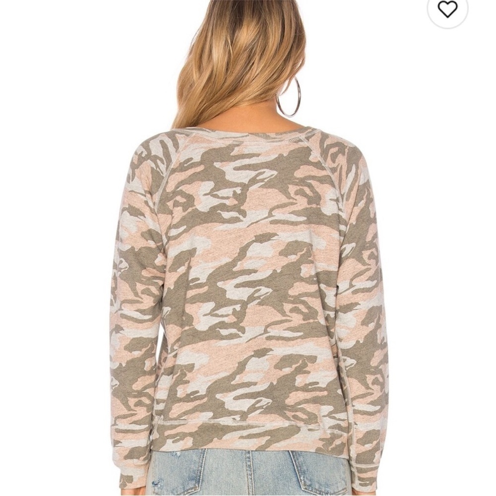 Monrow Camo Women's Drop Shoulder Sweatshirt - Picture 2 of 8
